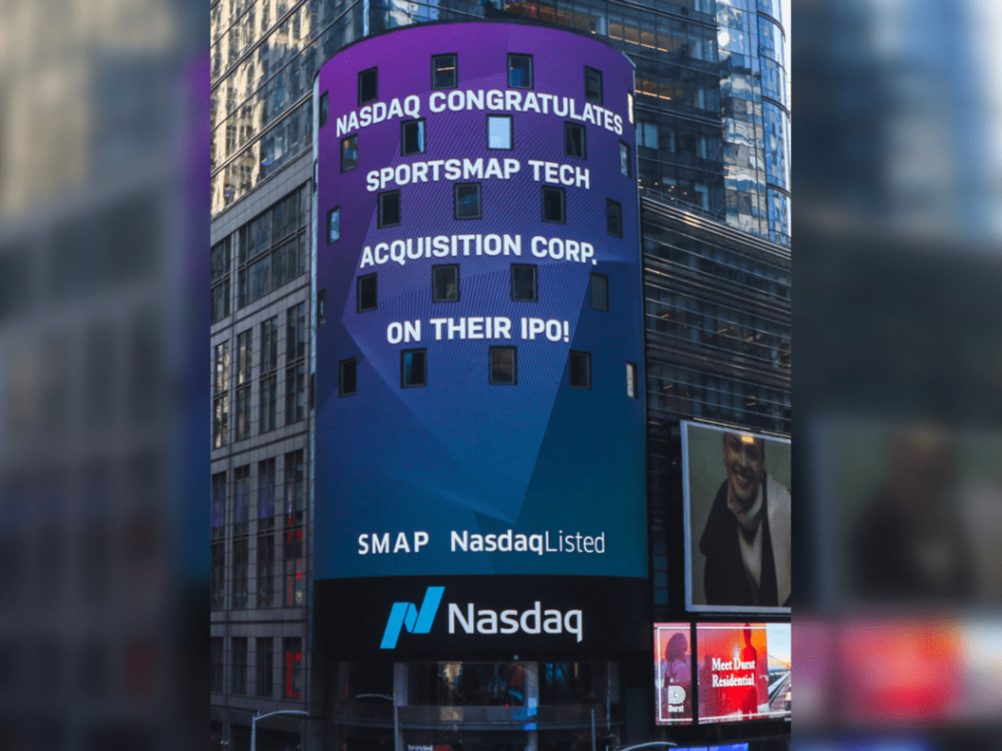 Houston's SportsMap Tech, led by David Gow, is officially on the NASDAQ.