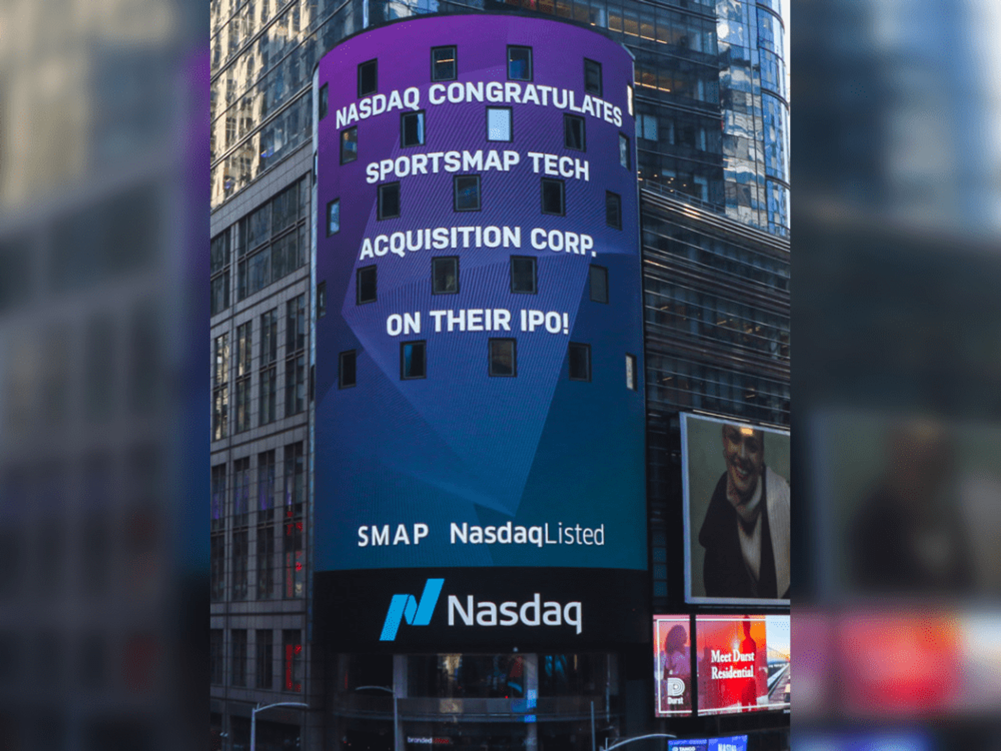 Houston's SportsMap Tech, led by David Gow, is officially on the NASDAQ.