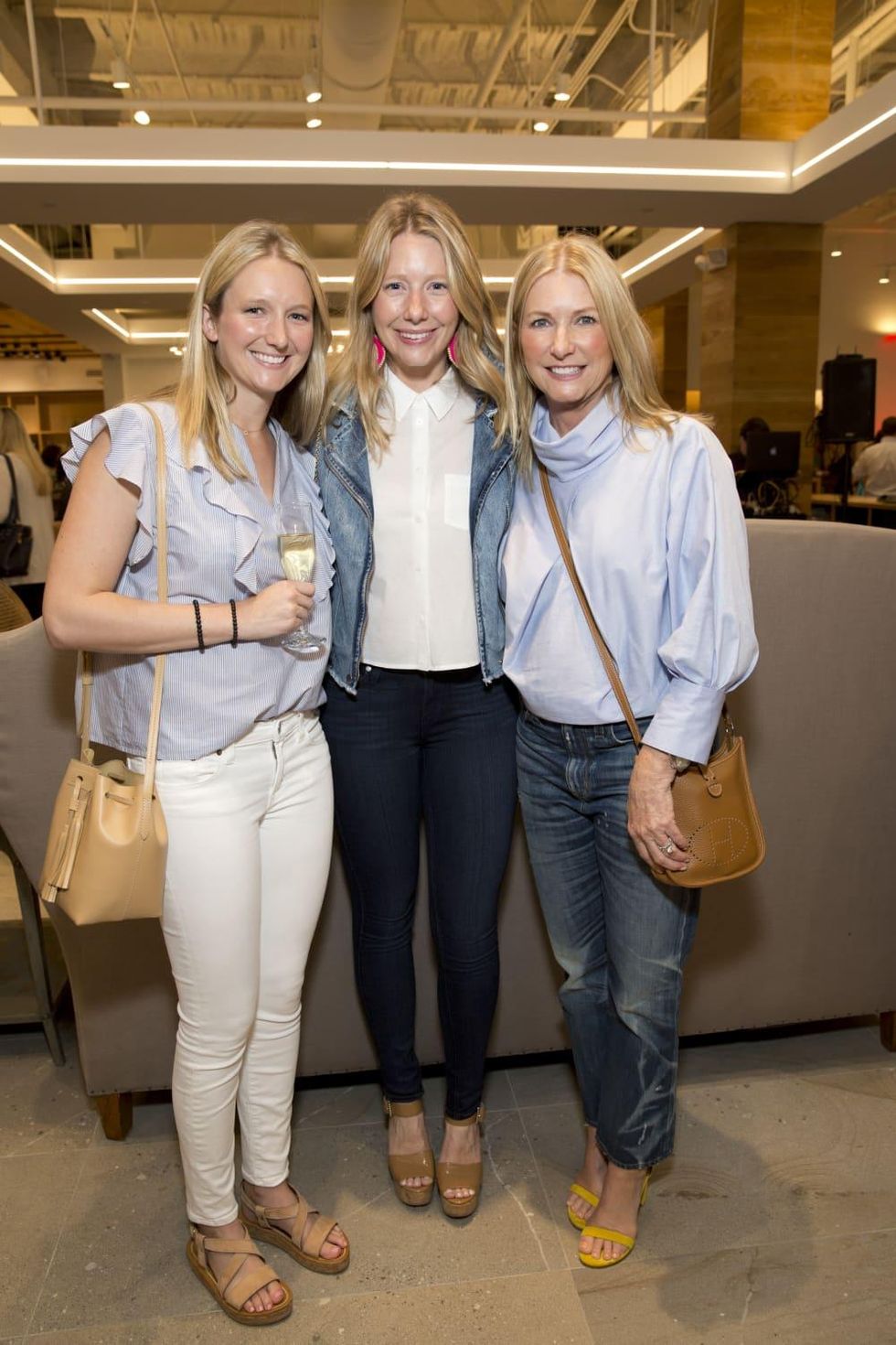 Houston, Saint Bernard opening party, April 2016, Chandler West, Courtney Ross, Tammy West