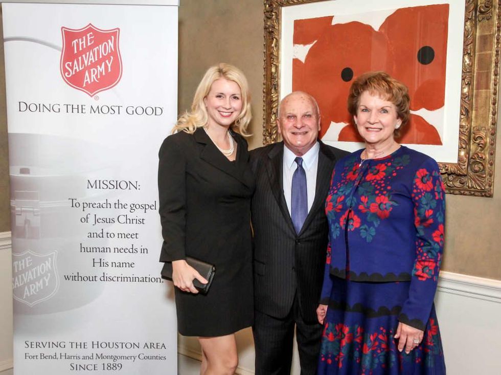 Houston, Salvation Army annual luncheon, Nov 2016, Sarah Wise, Jim Wise, Jane Wise