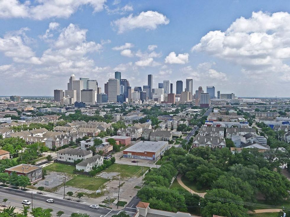 Houston, skyline, downtown, neighborhoods