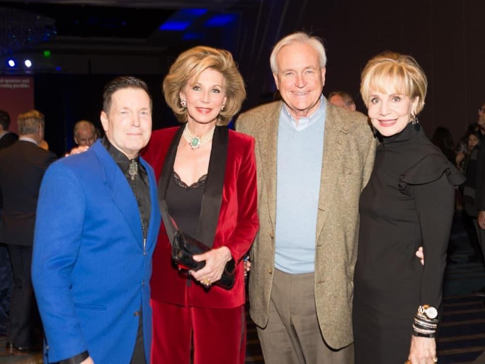 Houston, social book party, January 2018, Scott Evans, Frann Lichtenstein, Bill King, Leisa Holland-Nelson