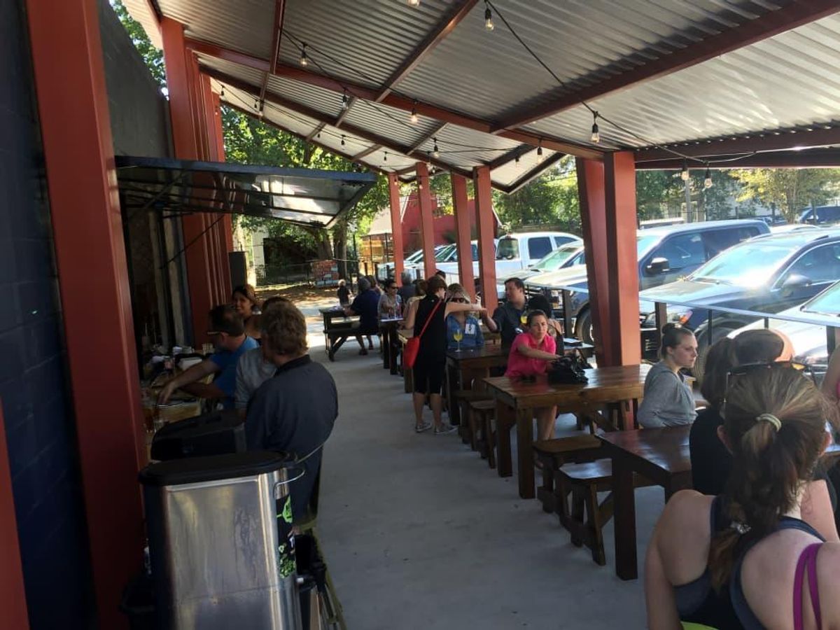Southern Goods has a large bar with indoor — and outdoor — seating