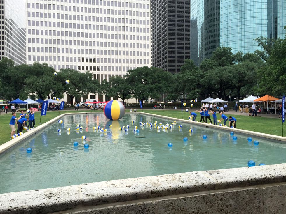 Houston, Southwest Airlines Beach Bash, May 2015, beach balls
