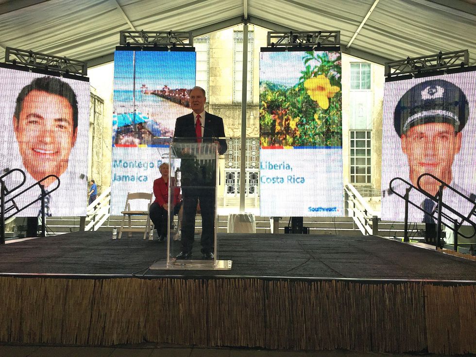 Houston, Southwest Airlines Beach Bash, May 2015, Gary Kelly