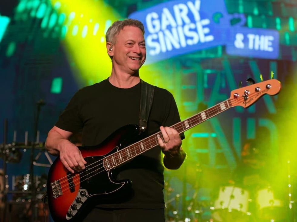 Houston, Space Center Houston Galaxy Gala, April 2017, Gary Sinise playing in the Lt. Dan Band