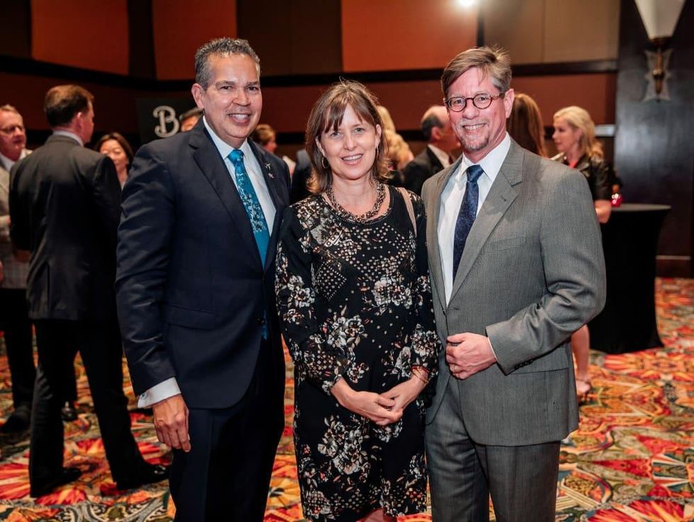 Houston, Space Center Houston Galaxy Gala, April 2017, Space Center Houston CEO William Harris, Misha Laird, Stephen Klimas