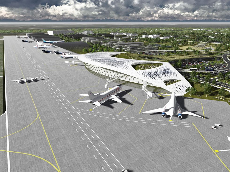 Houston Spaceport at Ellington Field rendering 1
