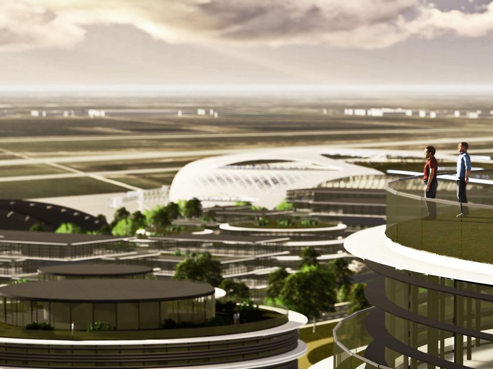 Houston Spaceport at Ellington Field rendering 4