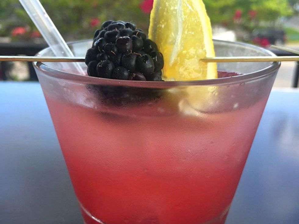 Houston, Spare Key bar, Bramble cocktail, June 2015