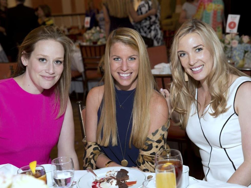 Houston, Spaulding for Children luncheon, May 2017, Molly Johnson, Presley Lumpkins, Elizabeth Wilhite