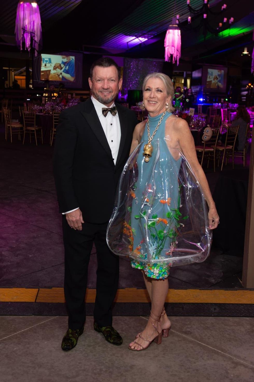 Houston SPCA gala 2021 Trey Shepherd, Barbara Grecki
