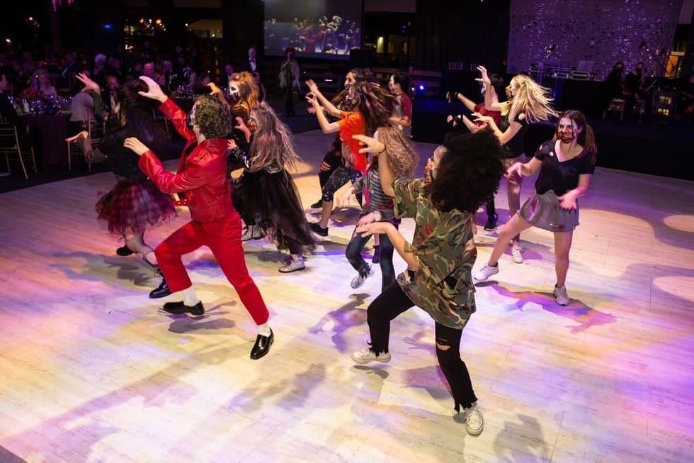 Houston SPCA gala 2021 TUTS students performing "Thriller"