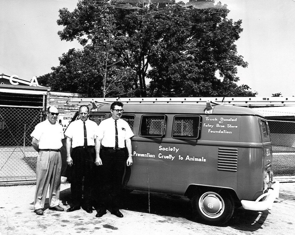 Houston SPCA historic animal ambulance