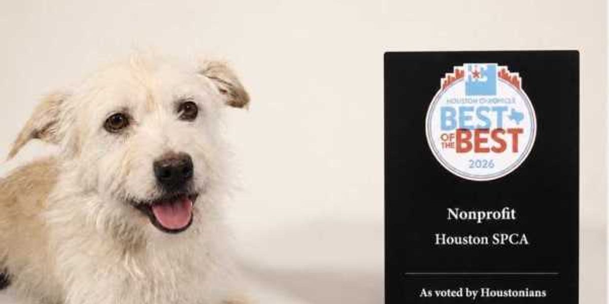 Houston SPCA named Houston’s Best of the Best nonprofit for 2026