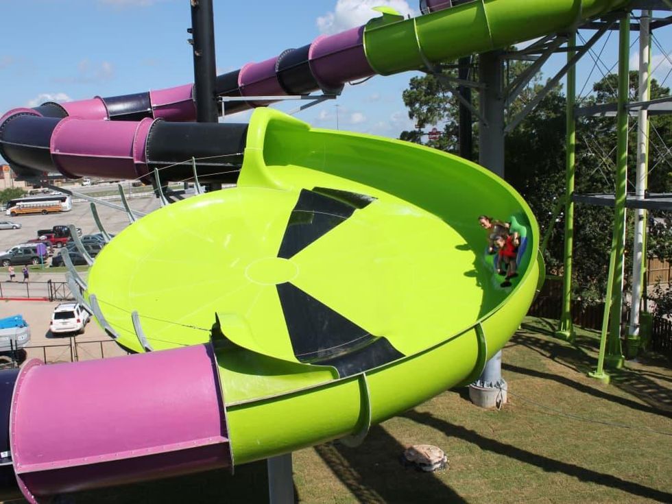 Houston, SplashTown Alien Crasher aerial view, June 2017