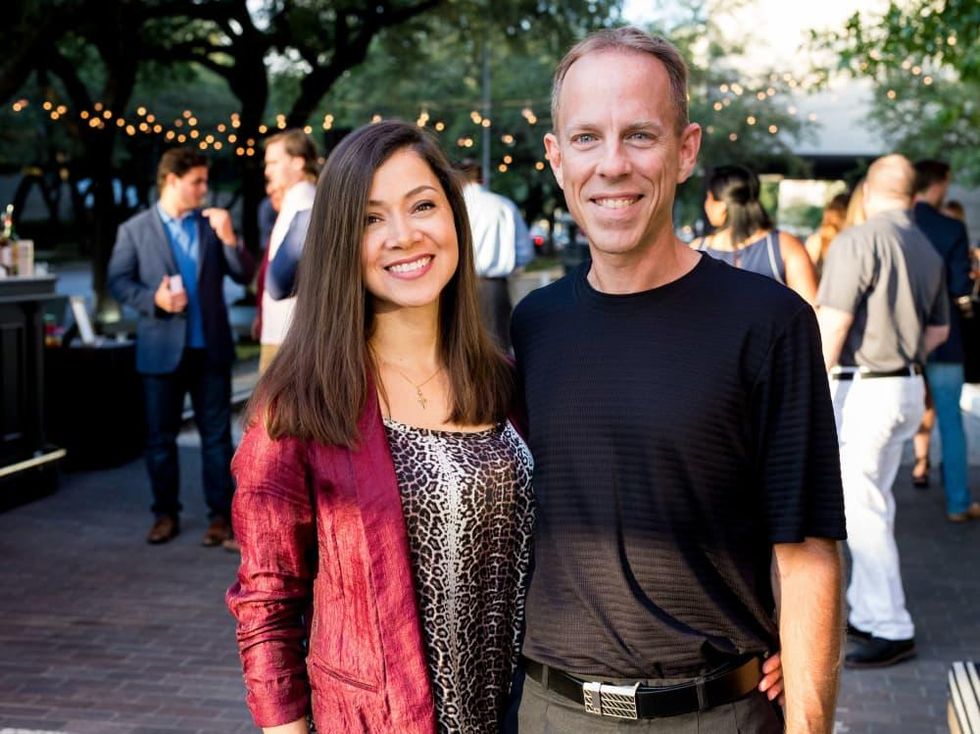 Houston, SportsMap launch party, October 2017, Anna Navaro, Charlie Pallilo