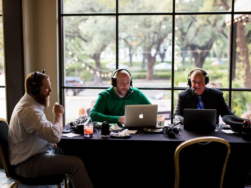 Houston, SportsMap launch party, October 2017, ESPN 97.5 sports reporters