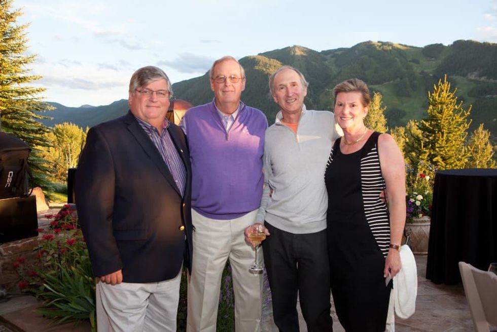 Houston, St. Luke's Foundation Summer Speaker Series Aspen, August 2015, Dr. David Sugarbaker, Charlie Herder, John Orton, Kathy Orton