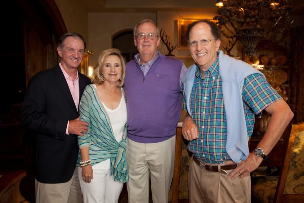 Houston, St. Luke's Foundation Summer Speaker Series Aspen, August 2015, Jimmy Erwin, Pam Erwin, Charlie Herder, Johnny Duncan