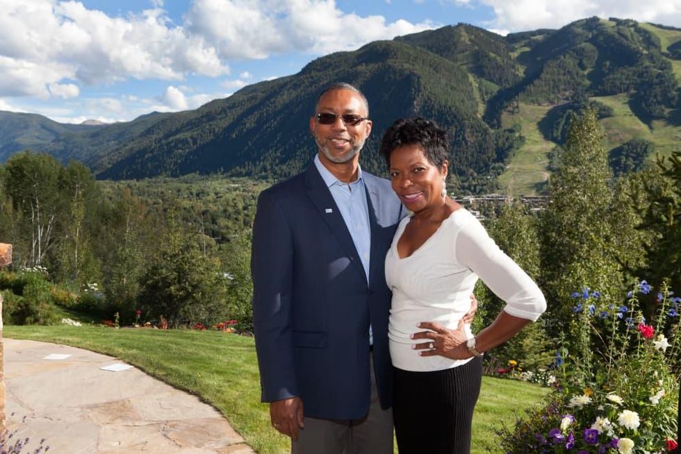 Houston, St. Luke's Foundation Summer Speaker Series Aspen, August 2015, Kevin Lofton and Sabrina Shannon