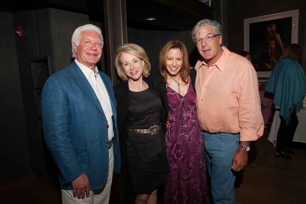 Houston, St. Luke's Foundation Summer Speaker Series Aspen, August 2015, Leonard and Janet Tallerine, Tracy and Glen Larner
