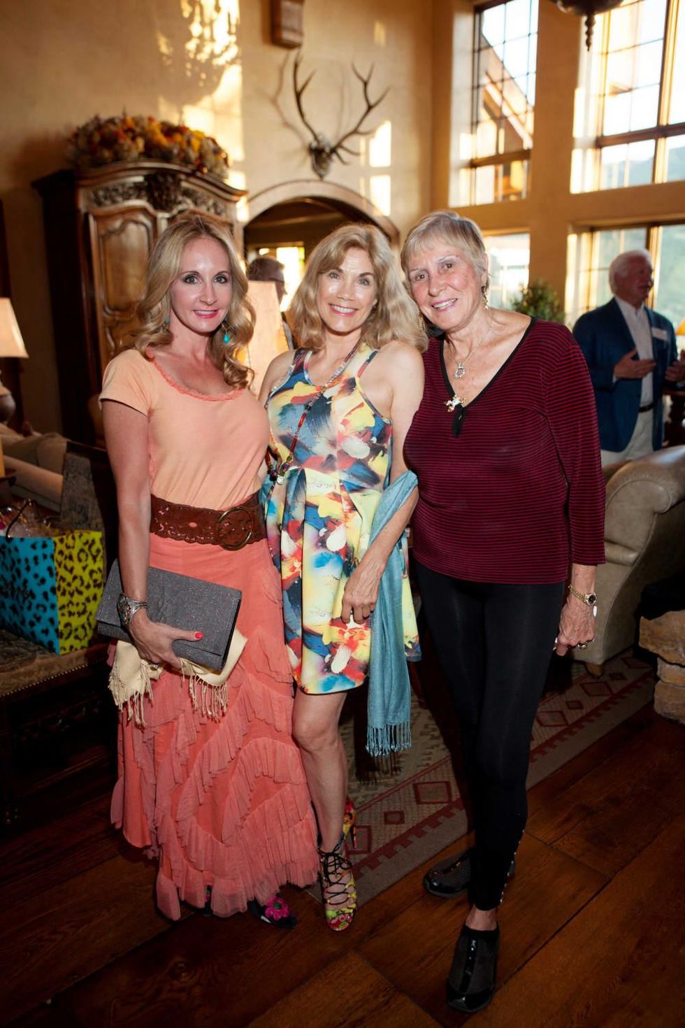 Houston, St. Luke's Foundation Summer Speaker Series Aspen, August 2015, Sharin Norman, Barbi Benton-Gradow, Helga Matuska