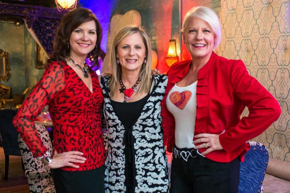 Houston Sweethearts, Feb. 2016, Angie Roberts, Robin Spring, & Heidi Olson