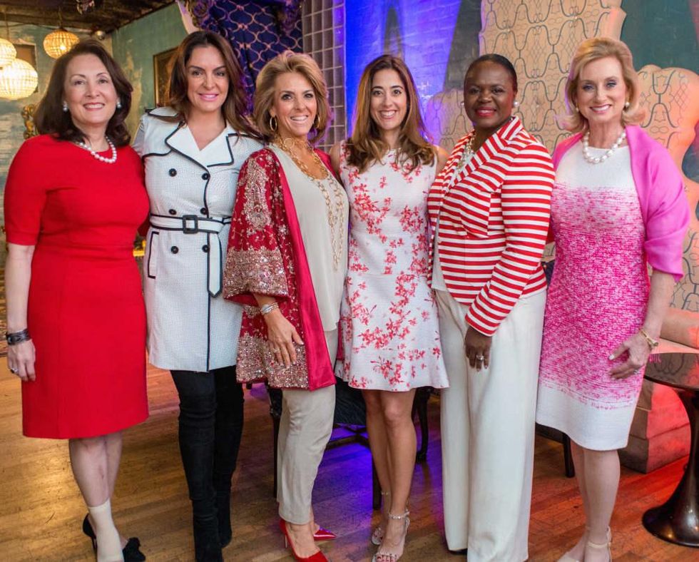 Houston Sweethearts, Feb. 2016, Penny Loyd, Carmina Zamorano, Mary Tere Perusquia, Kristina Somerville, Sheretta West, Anne Richardton