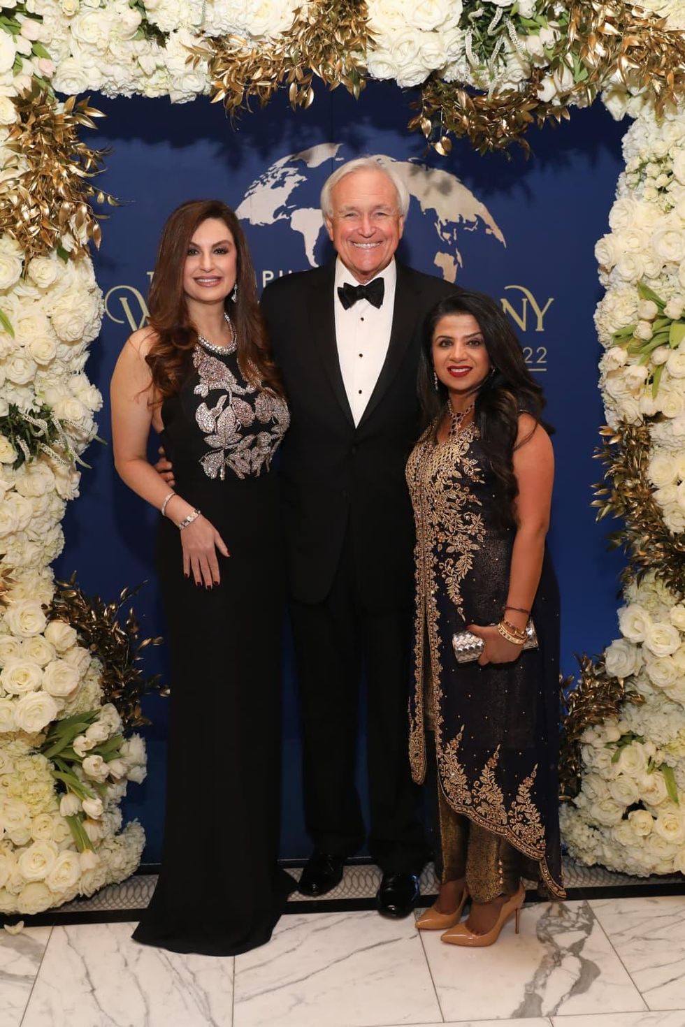 Houston Symphony Ball 2022 Brigitte Kali, Farida Abjani and Bill King