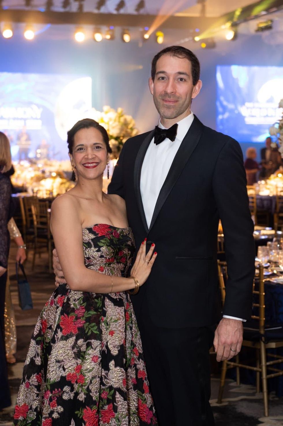 Houston Symphony Ball 2022 Khori Dastoor and Benjoajuin Gouverneur