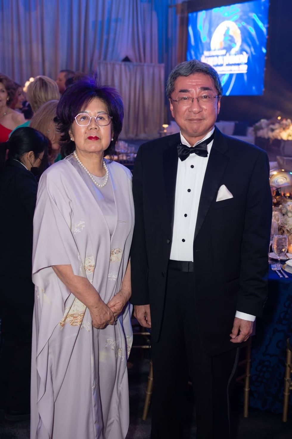 Houston Symphony Ball 2022 Miwa Sakashita and Hirofumi Murabayashi