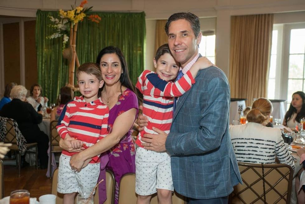 Houston Symphony Children's Fashion Show, March 2016, Graham Thomas, Candace Thomas, Bennett Thomas, Brian Thomas