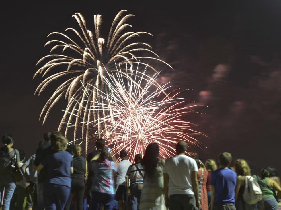 Houston Symphony Fourth of July fireworks at Miller Outdoor Theater July 2013