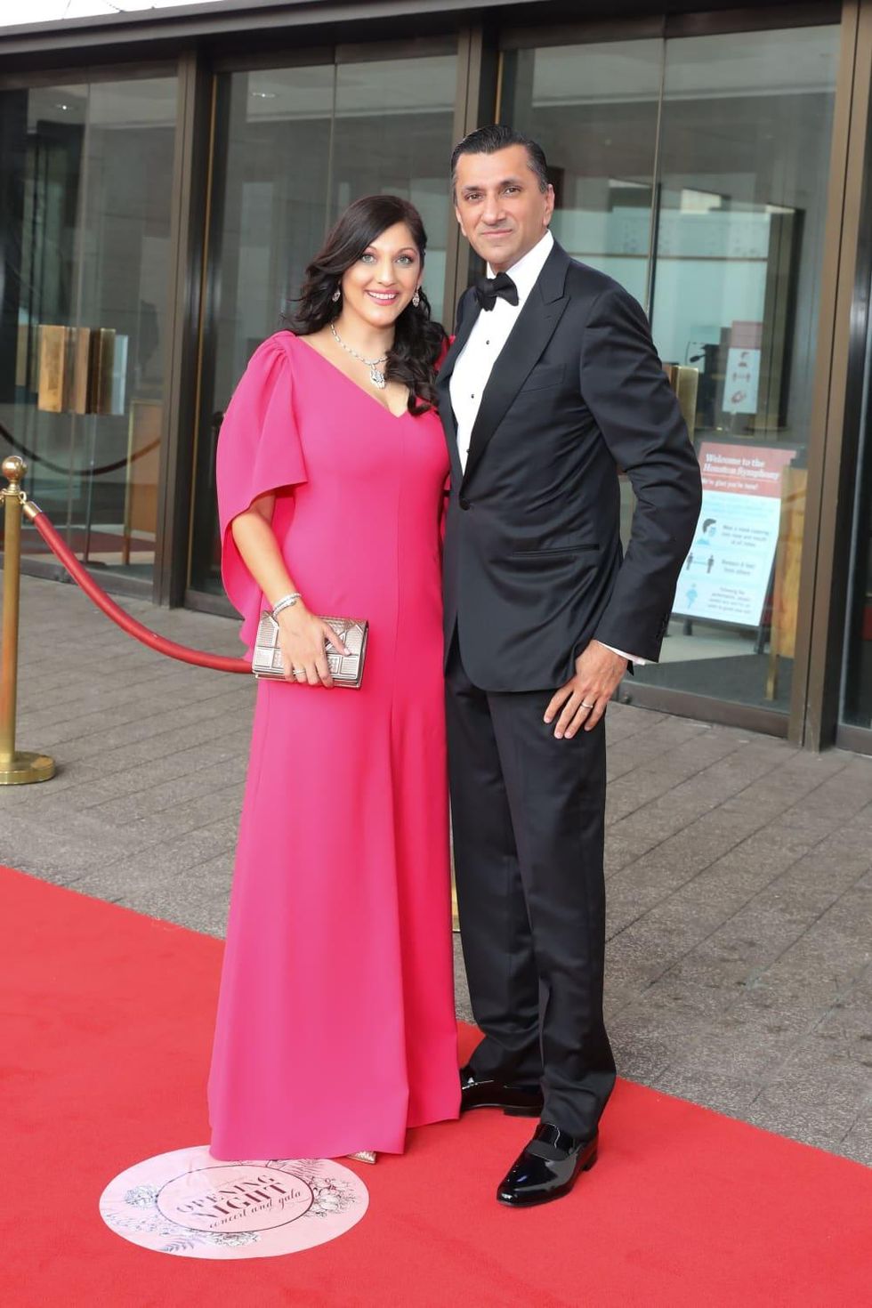 Houston Symphony opening night gala 2020 Event chairs Sippi and Ajay Khurana