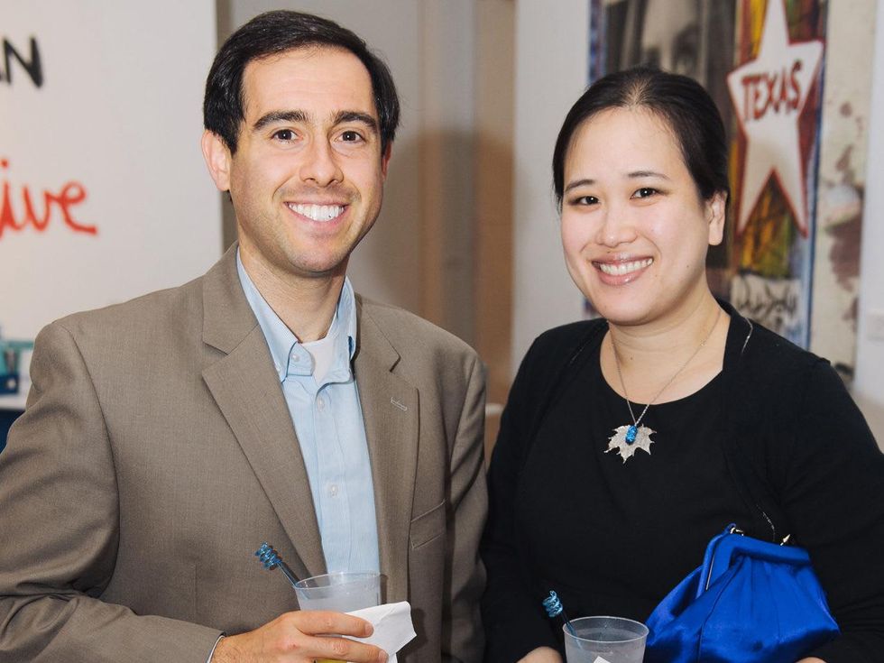 Houston Symphony YP MozART and Mixers May 2013 Alan Cordova and Dr. Christine Le