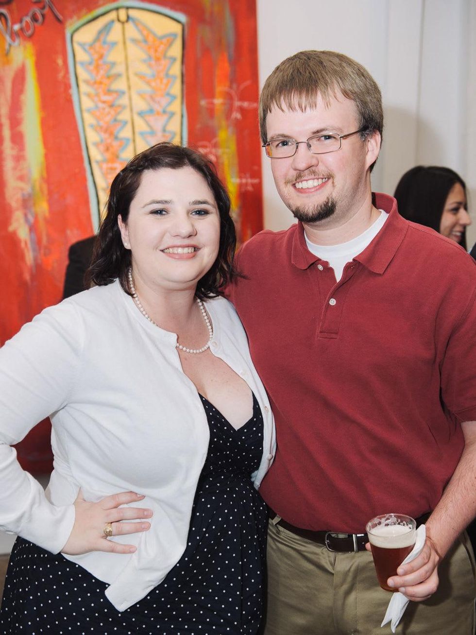 Houston Symphony YP MozART and Mixers May 2013 Lindsey Martin and Craig Brann