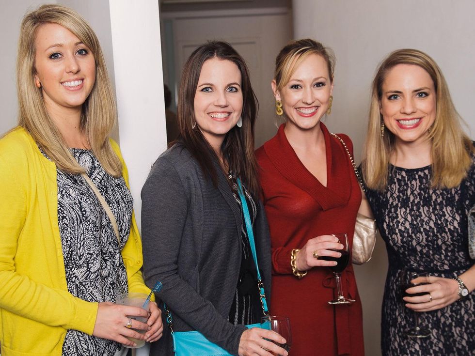 Houston Symphony YP Mozart and Mixers May 2013 Taryn Cheesman, Karen Rock, Katie Chachere and Kristin Kruse