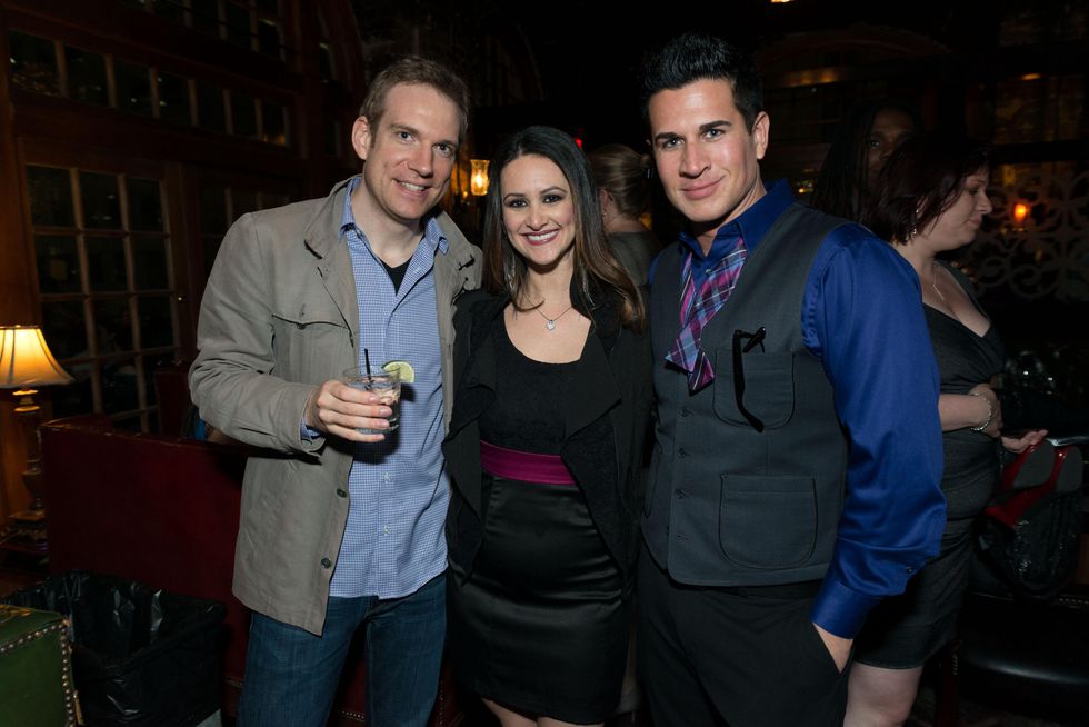 Houston Symphony YP party, Johannes Moser, Lauren Finkelstein, Chad Pitt