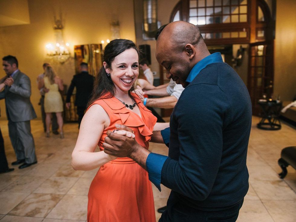 Houston Symphony YPB West Side Story event, March 2013, Allison Conlan, Edet Okon