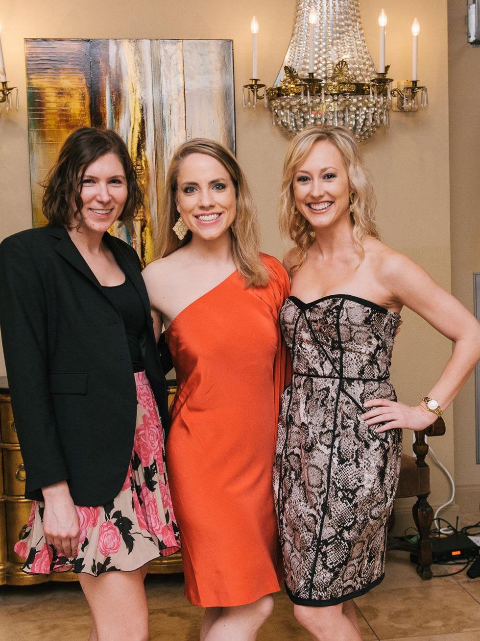 Houston Symphony YPB West Side Story event, March 2013, Michelle Kobelan, Kristin Kruse and Katie Chachere