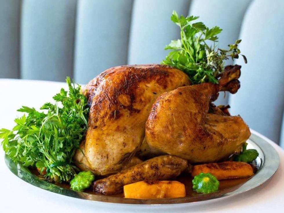 Houston, Table on Post Oak, November 2015, Thanksgiving turkey