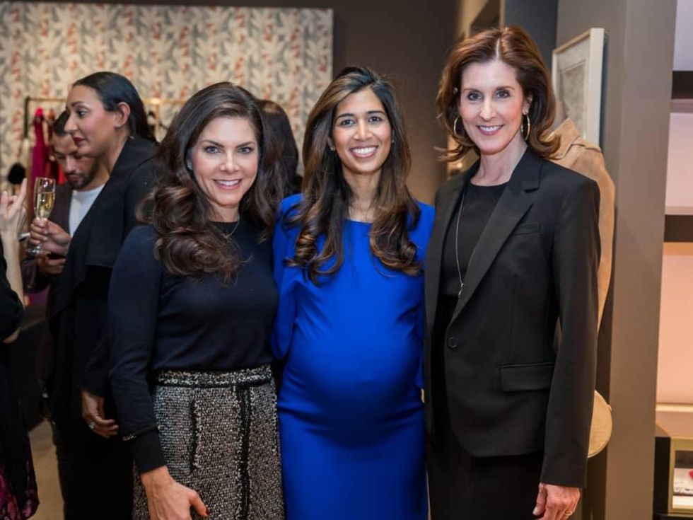 Houston, Table Talk Honoree party, January 2018, Monica Hartland, Divya Brown, Phoebe Tudor