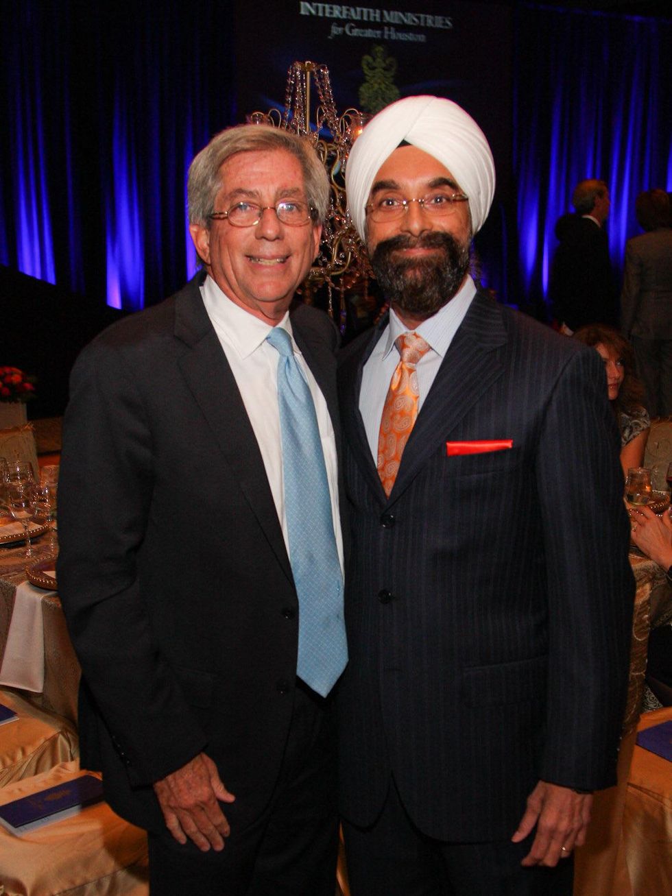 Houston Tapestry Gala May 2013 Fred Zeidman, Bobby Singh