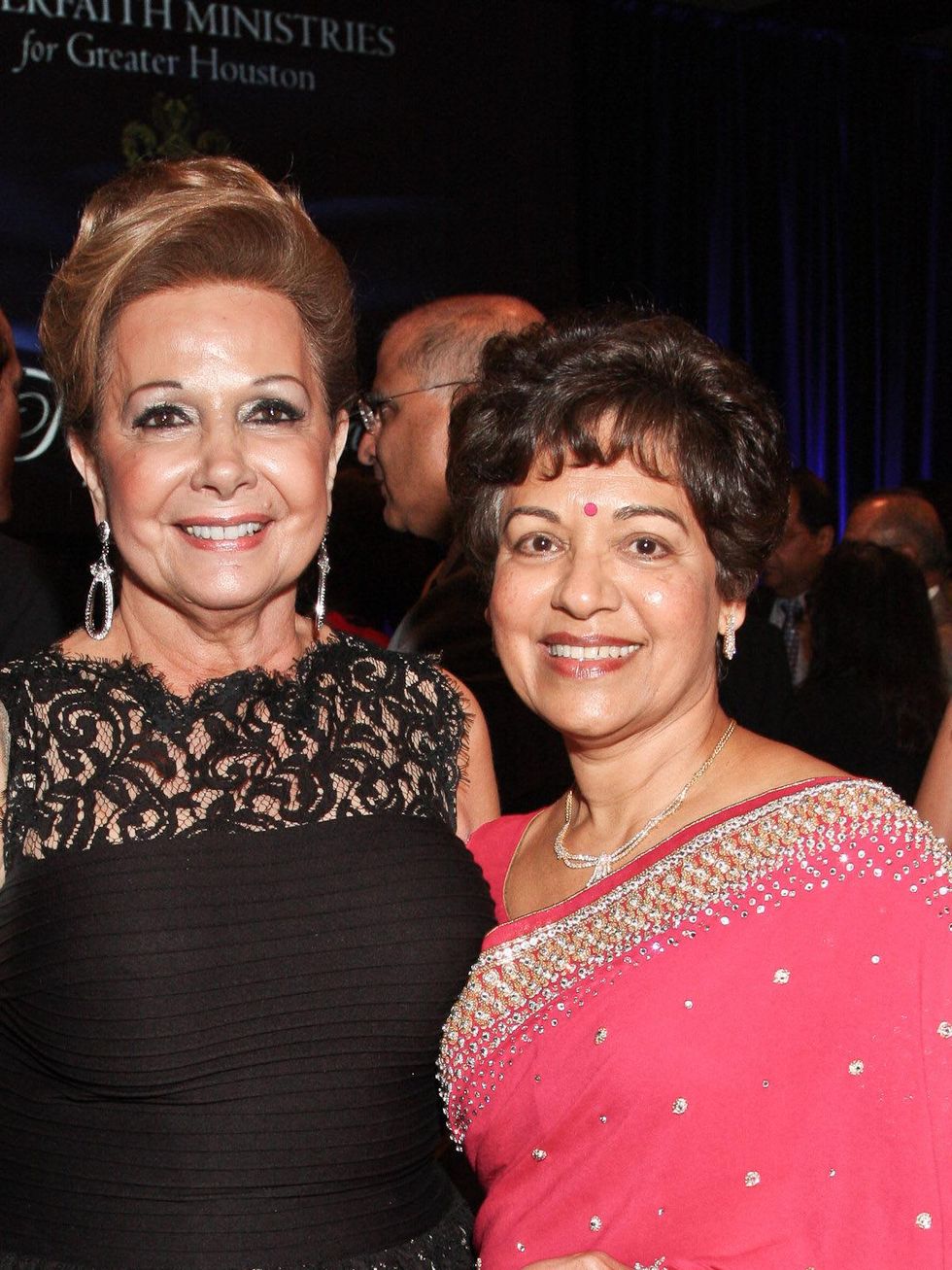 Houston Tapestry Gala May 2013 Philamena Baird, Marie Goradia