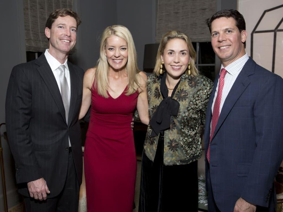 Sam Pitts, Missy Pitts, Leslie Hull, Mark Hull. - CultureMap Houston