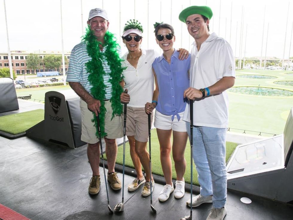 Houston, TeeUp for NFCC 6, May 2017, Bill Finnegan, Susan, Finnegan, Terrell Finnegan Branch, Scotty Finnegan