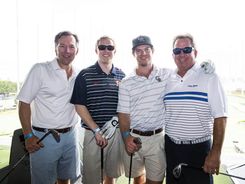 Houston, TeeUp for NFCC 6, May 2017, Jeff Henningsen, Cullen Cone, Carson Cone, Scott Cone