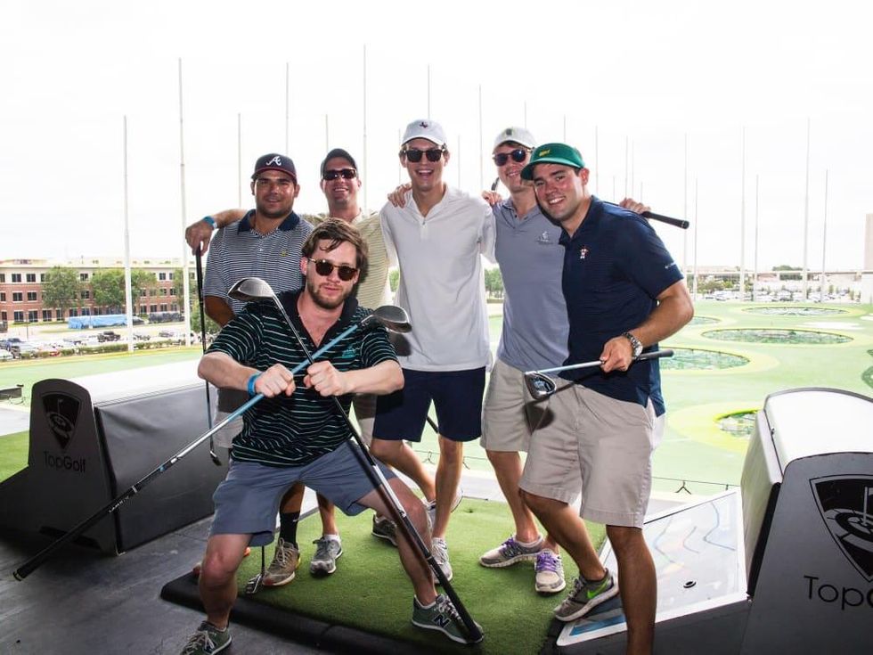 Houston, TeeUp for NFCC 6, May 2017, RB Willingham, Rob Davis, John Stavinoha, Joey Berwick, Wade Greene, George Dodd