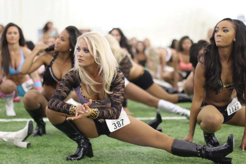 Houston Texans cheerleader tryouts April 2014